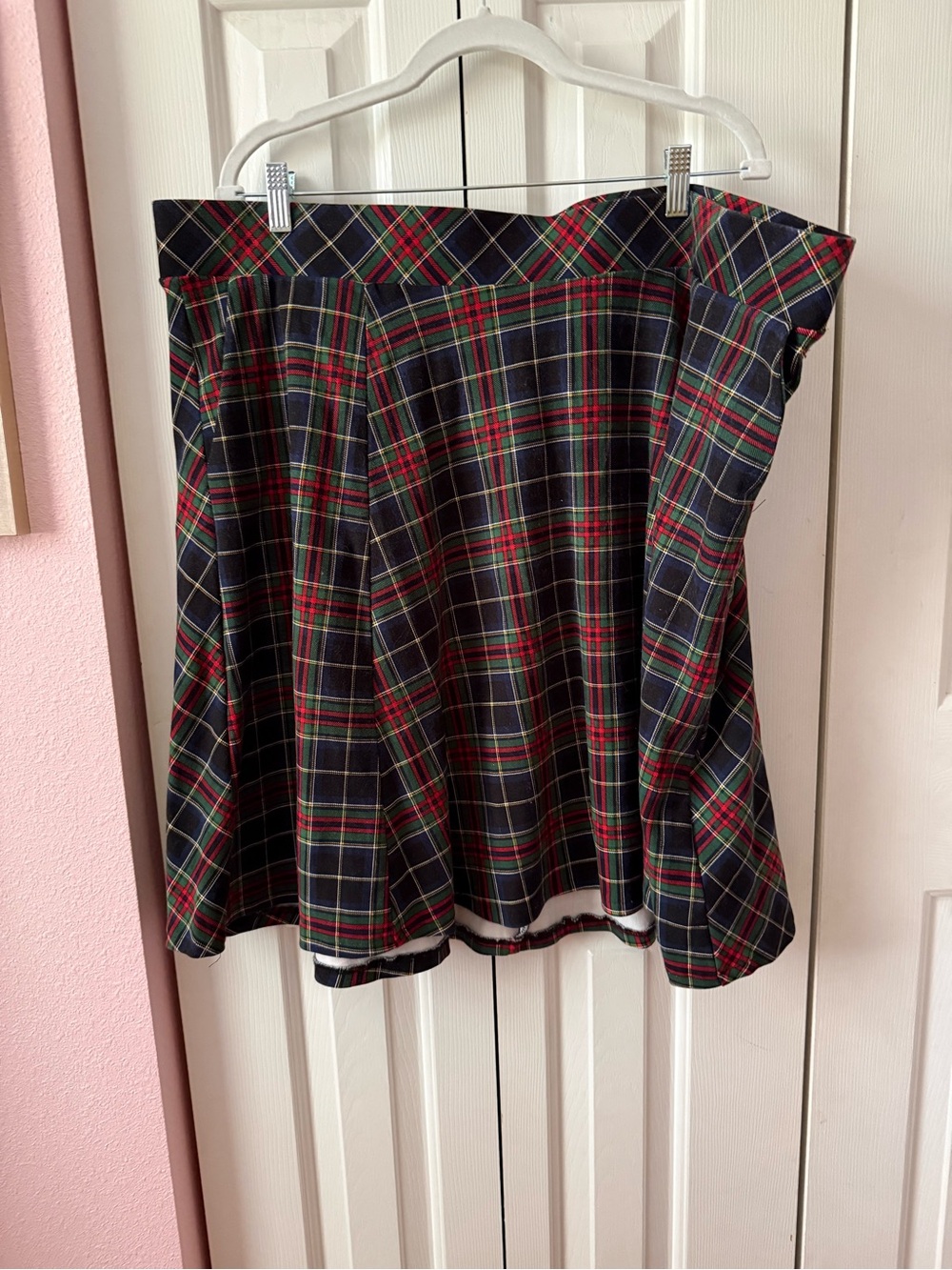 torrid Navy, Red & Green Plaid Circle Skirt